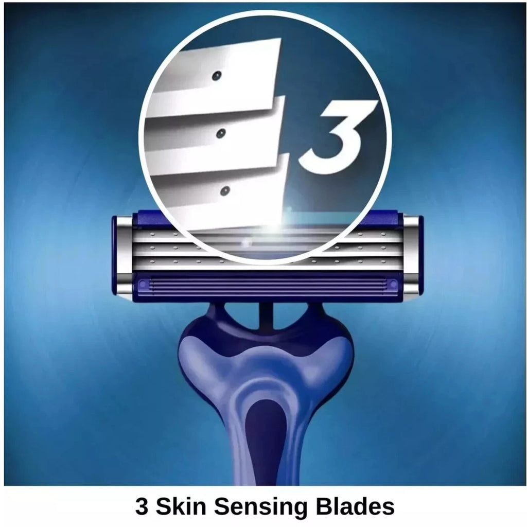 Gillette Sensor3 Disposable Pivoting Head Anti-slip Rubber Handle Mel 36 Pack
