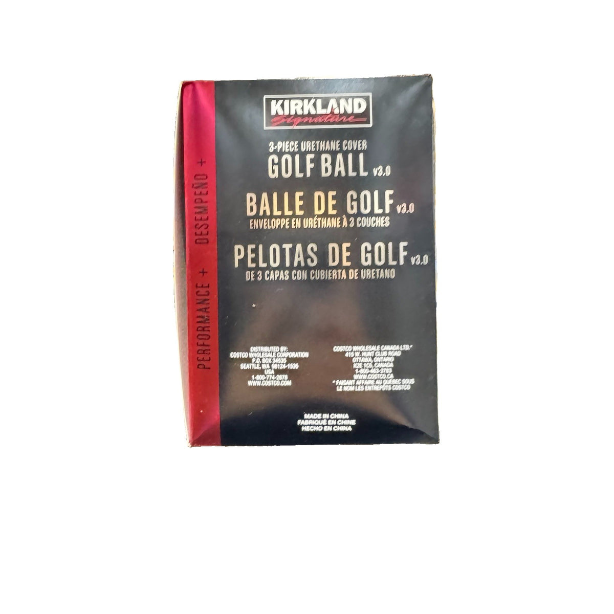 KIRKLAND SIGNATURE Performance+ v3.0 Golf Balls 3-Piece Urethane White - 24 Pack