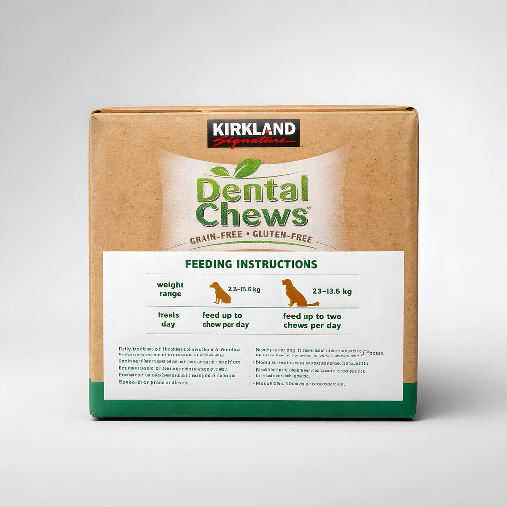 Kirkland Signature Dental Chews Pet Dog 10-25kg Dental Care 72 Dog Treats 1.92kg