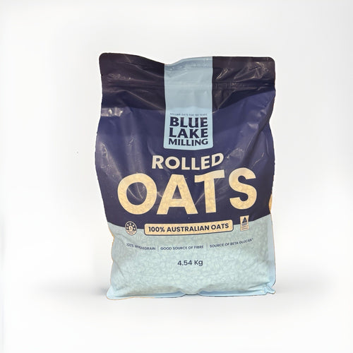 4.54KG x Blue Lake Milling Rolled Oats 100% Australian Oats No Added Colour Bulk