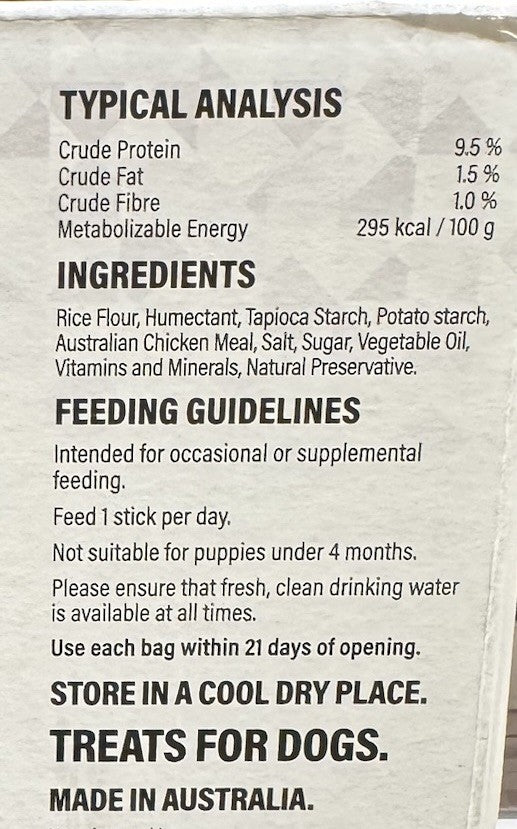 Dentapet Daily Dental Treats Oral Care Chicken Flavour 70 Sticks Large Pet Dog