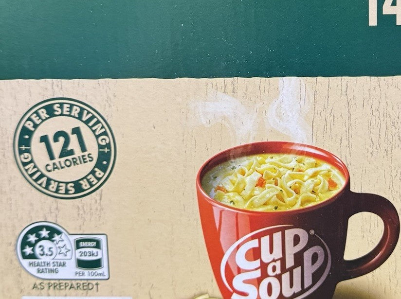Continental Cup A Soup Creamy Chicken with Lots of Noodles 7 Packs x 2 Serves