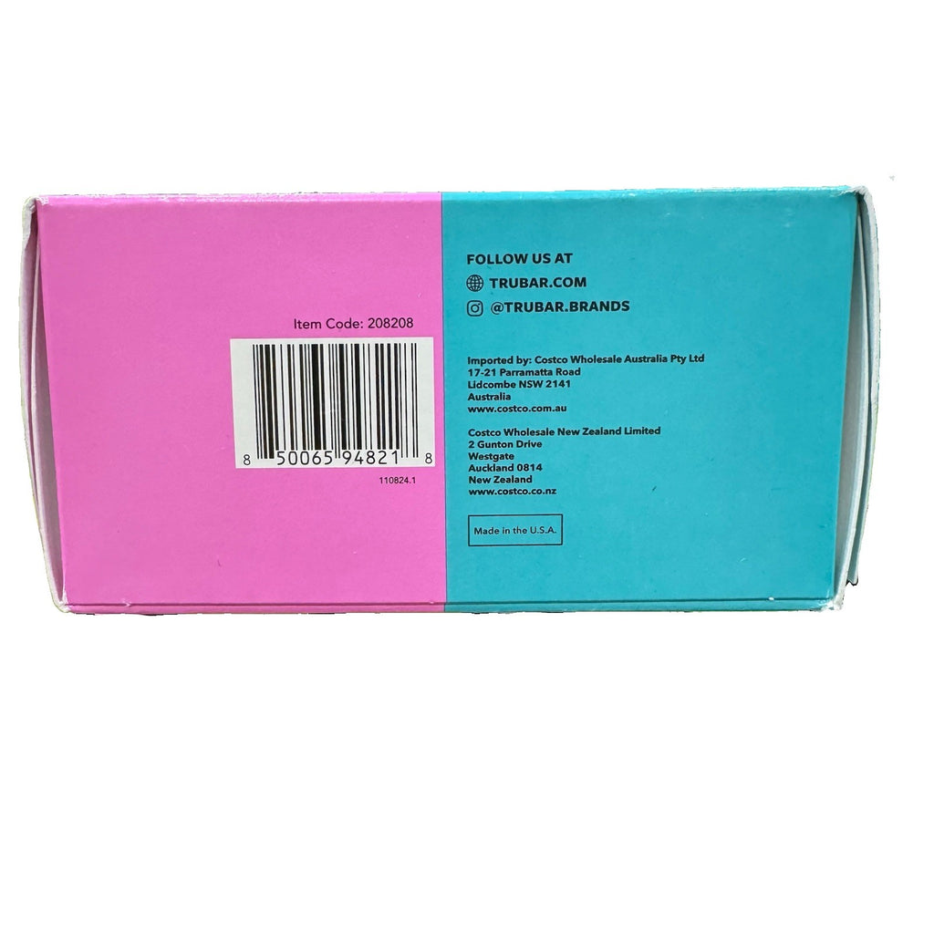 TRUBAR Plant Based Protein Bar Cookie Dough & Donuts Variety Pack 16 Bars 800g