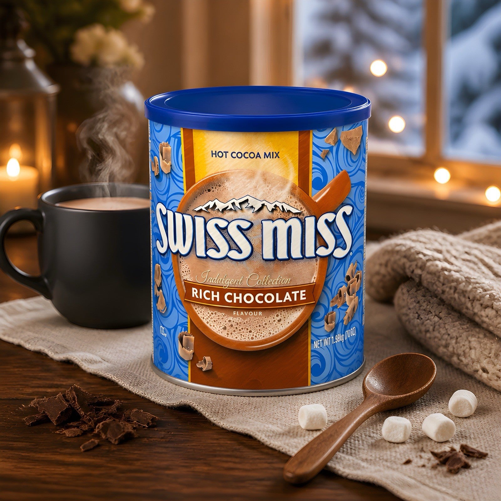 Swiss Miss Hot Cocoa Mix Rich Chocolate Flavour Rich & Creamy 1.98kg Made in USA
