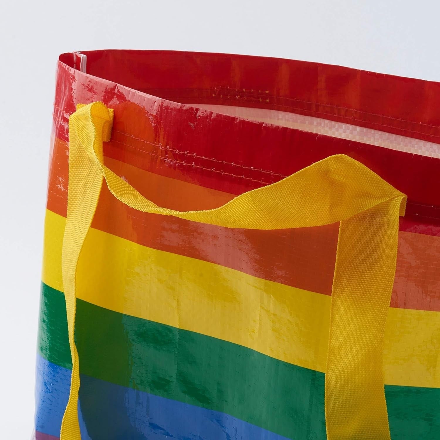 IKEA Bag  Large Rainbow Shopping Laundry Move Bag Fold Durable