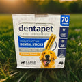 Dentapet Daily Dental Treats Oral Care Chicken Flavour 70 Sticks Large Pet Dog