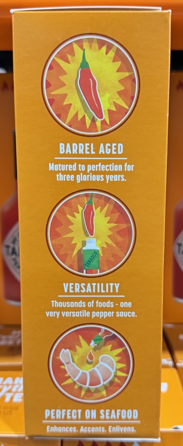 MC.ILHENNY CO. TABASCO PEPPER SAUCE, 350ML, Perfect On Seafood, Versatility