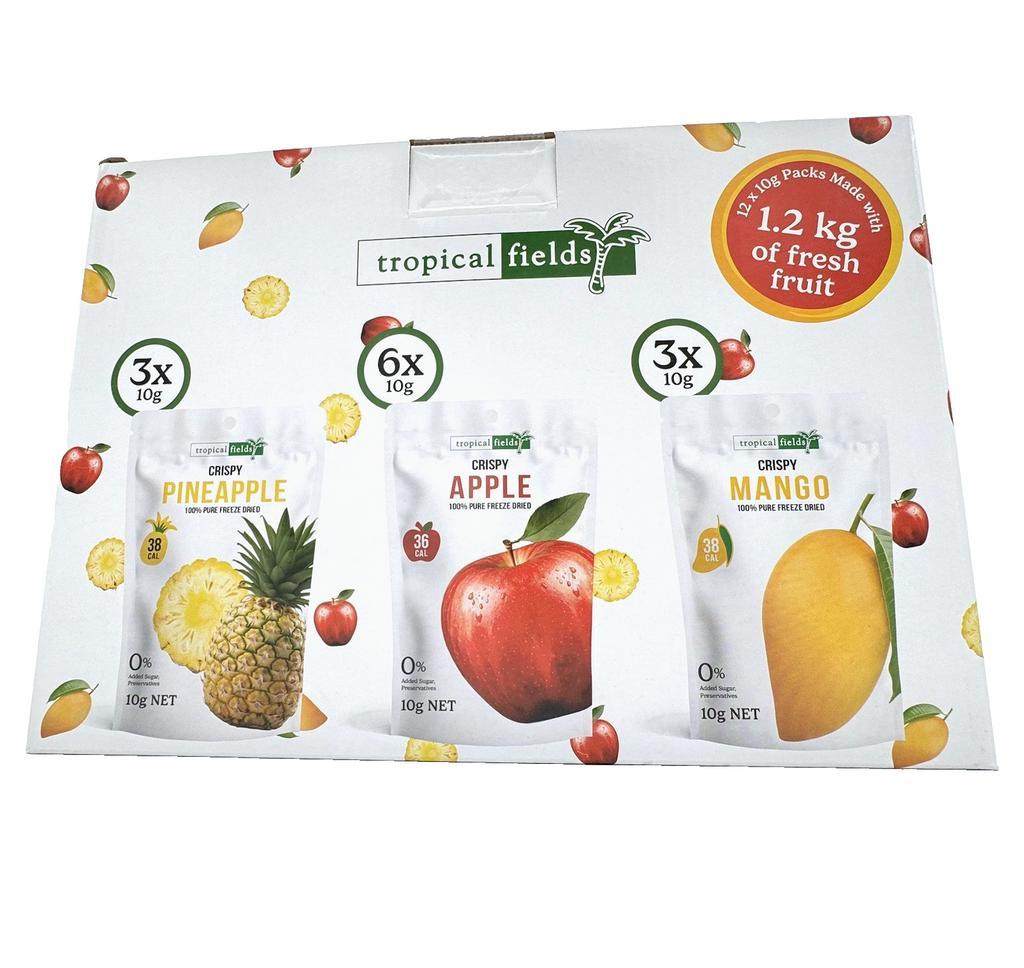 Tropical Field 100% Crispy Pure Freeze Dried Fresh Fruit Kid Lunch Snack 120g