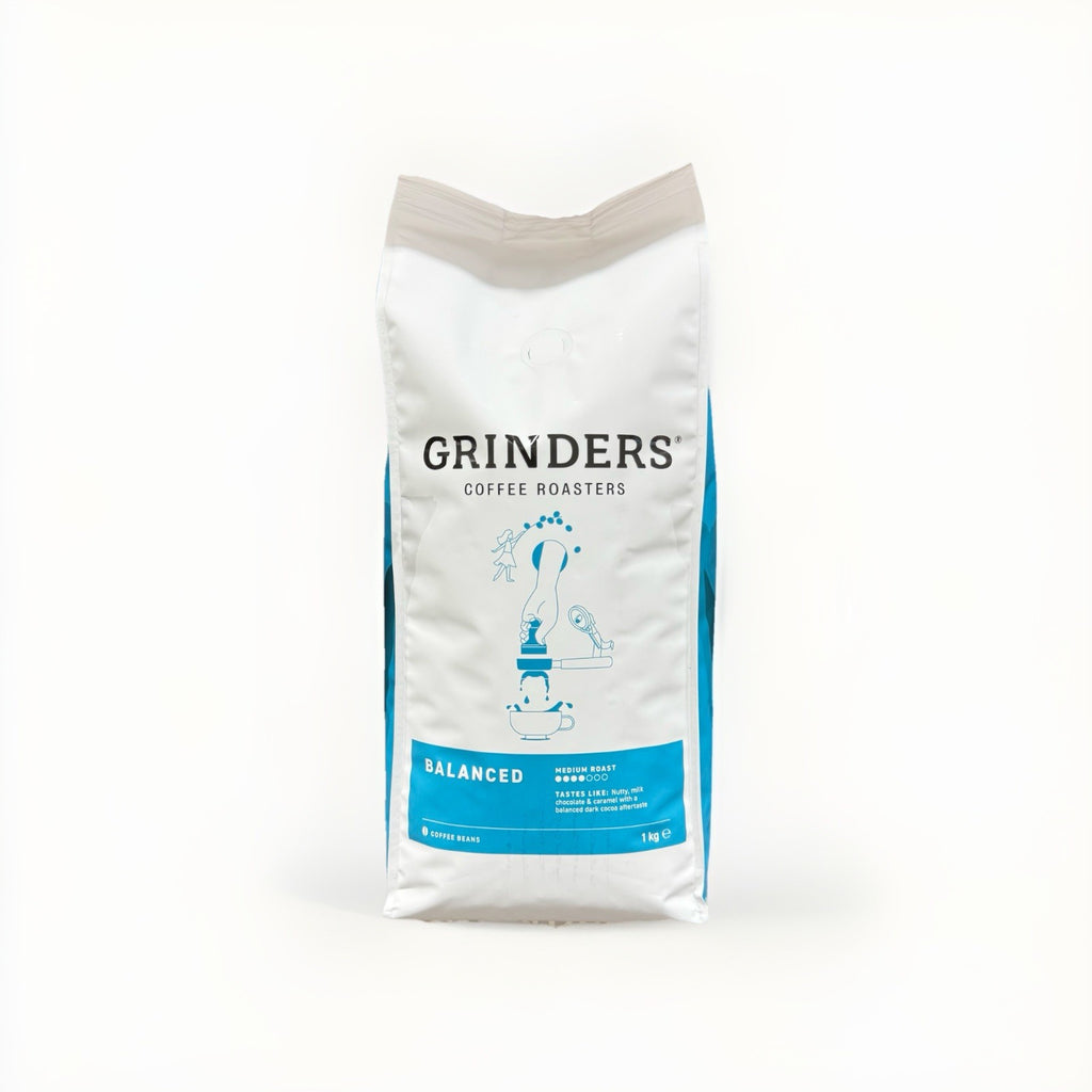 Grinders Coffee Roasters 1KG Balanced 100% Coffee Beans