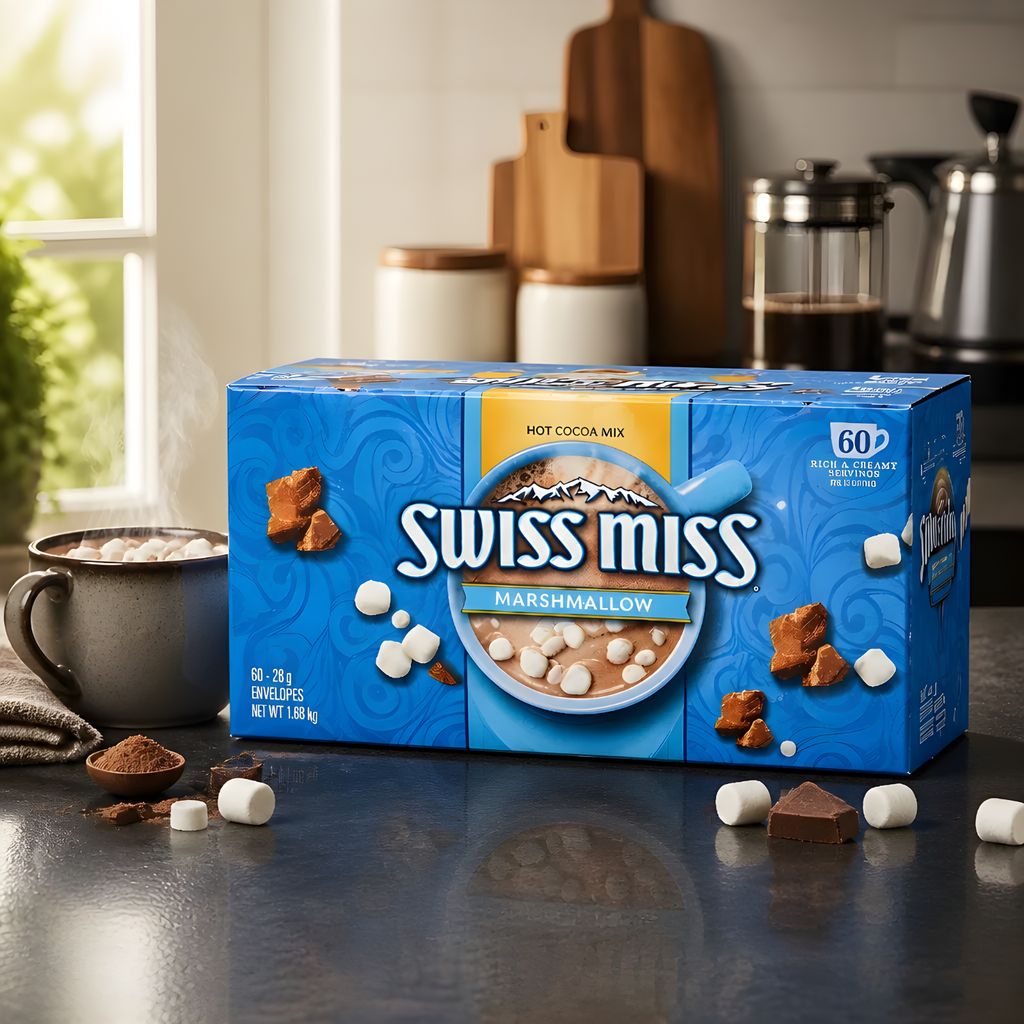 Swiss Miss Hot Cocoa Mix & Marshmallow 28g x 60 Pack, 1.68kg Hot Chocolate *NEW*