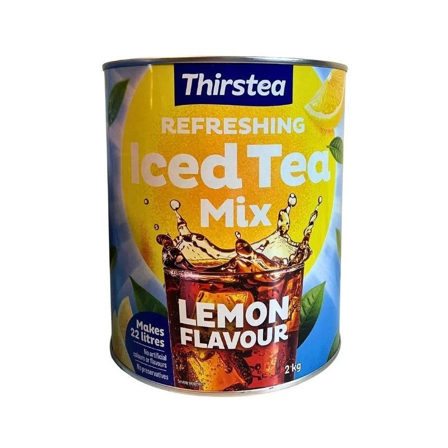 2kg Thirstea Lemon Flavour Iced Tea Mix Refreshing Instant Iced Tea Powder Drink