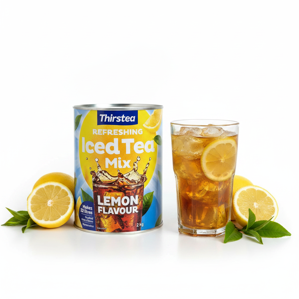 2kg Thirstea Lemon Flavour Iced Tea Mix Refreshing Instant Iced Tea Powder Drink