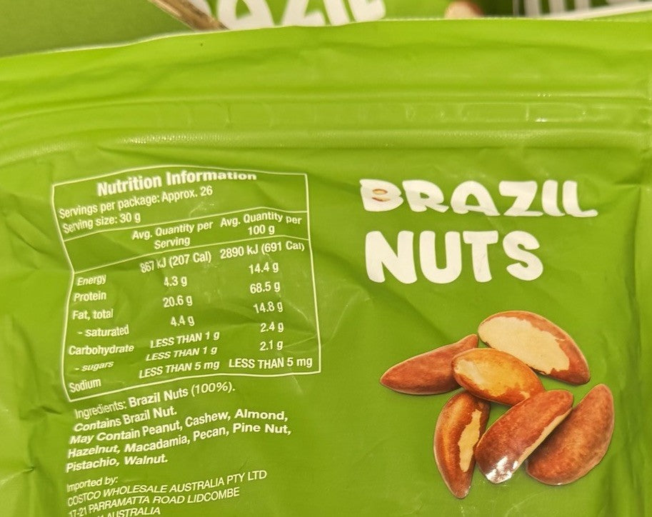** NEW ** Brazil Nuts 800g 100% Brazil Nuts