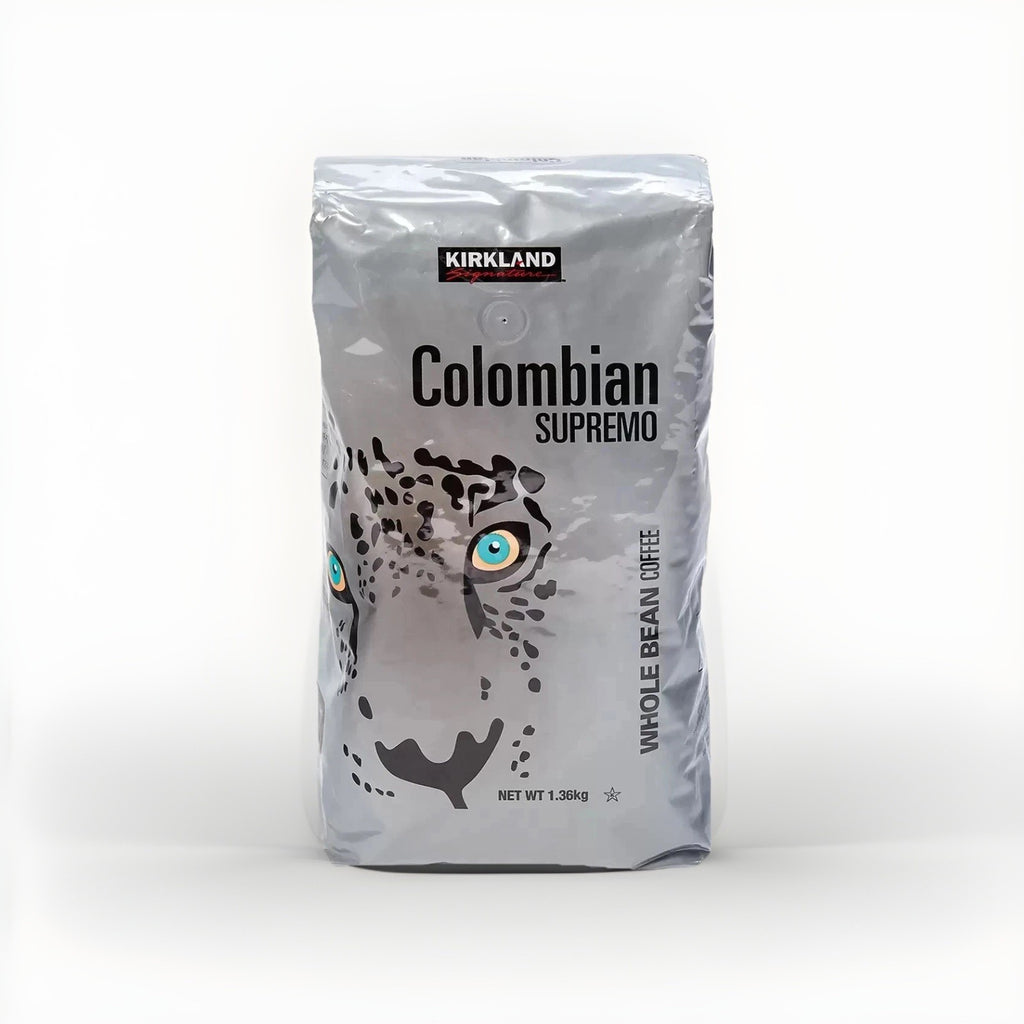 Kirkland Colombian Supremo 100% Arabica Coffee Beans 1.36kg Medium Roast Kosher