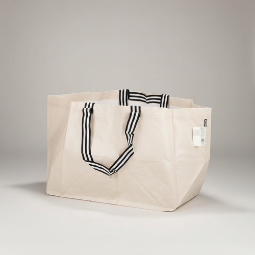 2x Ikea GORSNYGG Large Bag Shopping Bag Light Biege Best Price