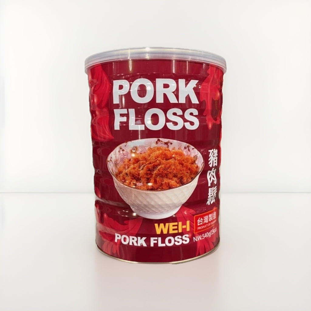 Shredded Dried Pork Floss No MSG Sweet Savory Congee Condiment Snack 540g Taiwan