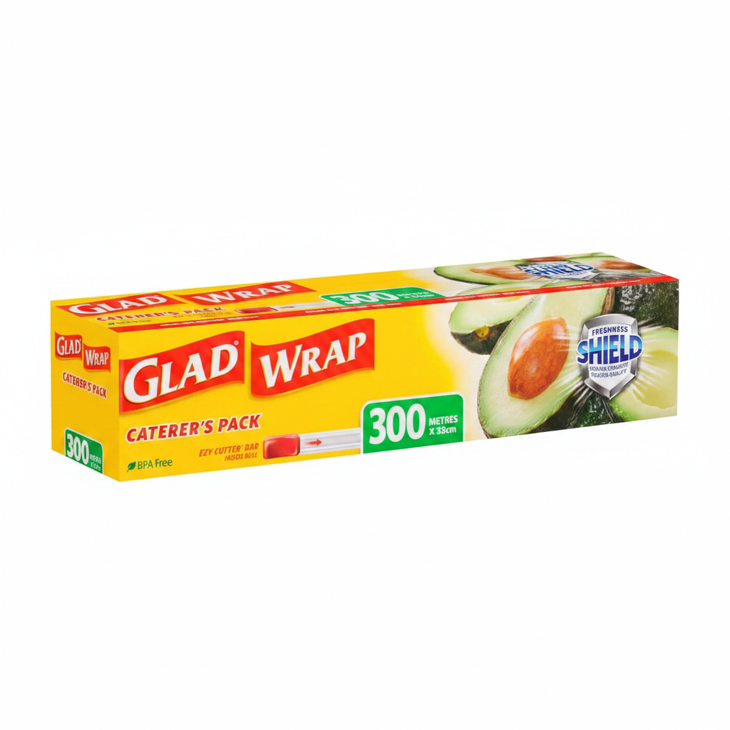 Glad Sealing Wrap Food 33CM x 300M Wrapping Cover Multipurpose BPA-Free Seal