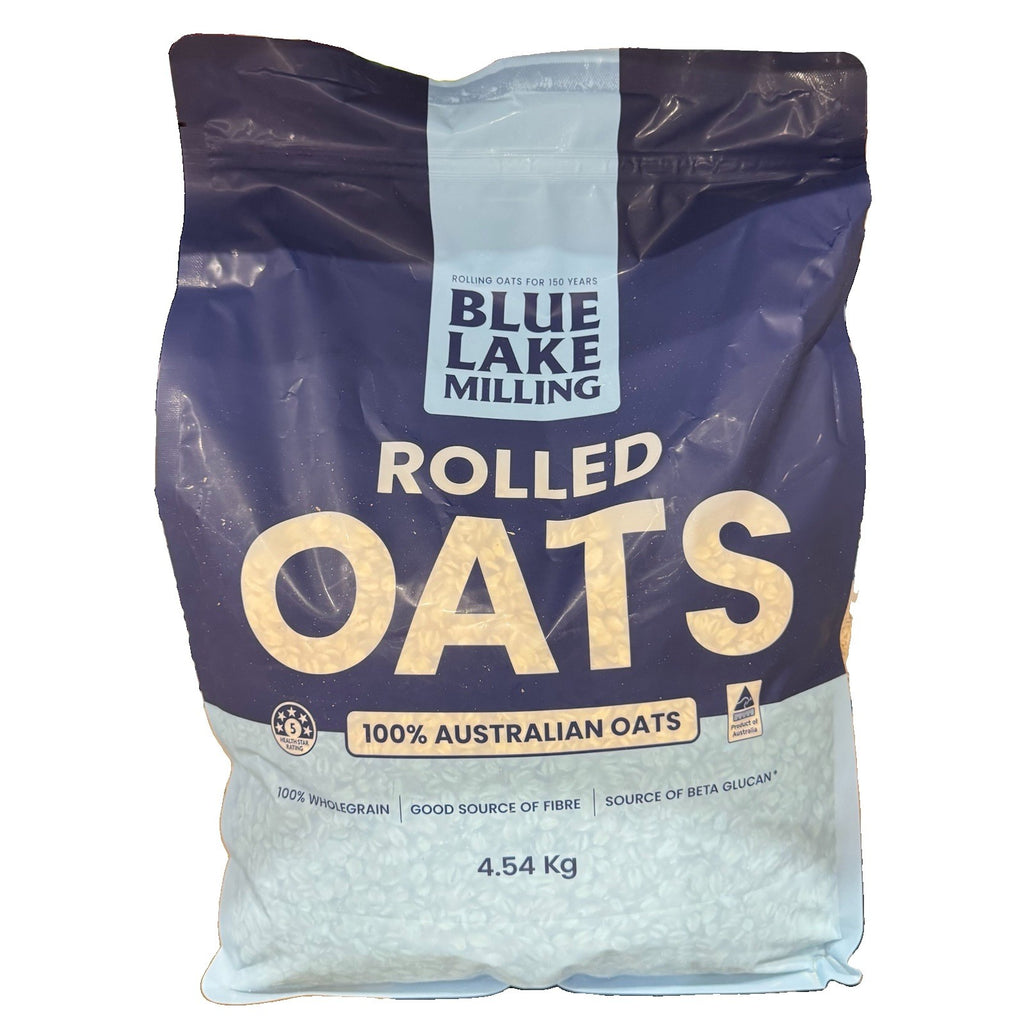 4.54KG x Blue Lake Milling Rolled Oats 100% Australian Oats No Added Colour Bulk
