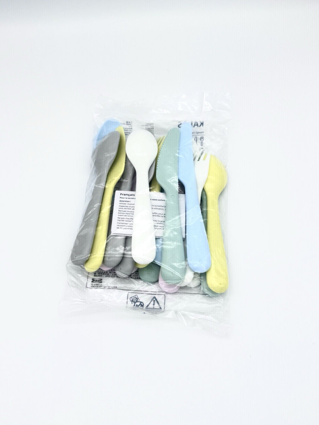 IKEA KALAS cutlery set mixed colours, 18 piece