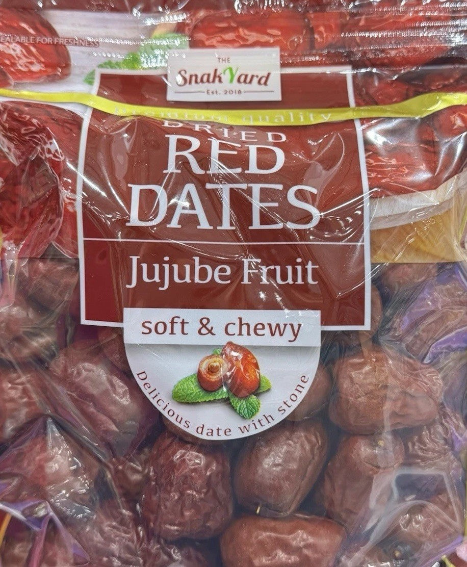 Snak Yard Dried Red Dates Jujube Fruit Premium Soft Chewy Snack 900g New