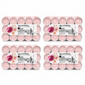 120pk x Ikea Lotsfagel Scented tealight, Pink flowers pale pink, 3.5 hr