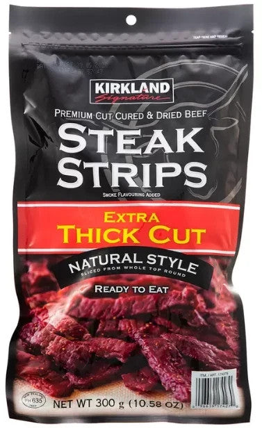 Kirkland Signature Steak Strips Extra Thick Cut  300g - Made In New Zealand