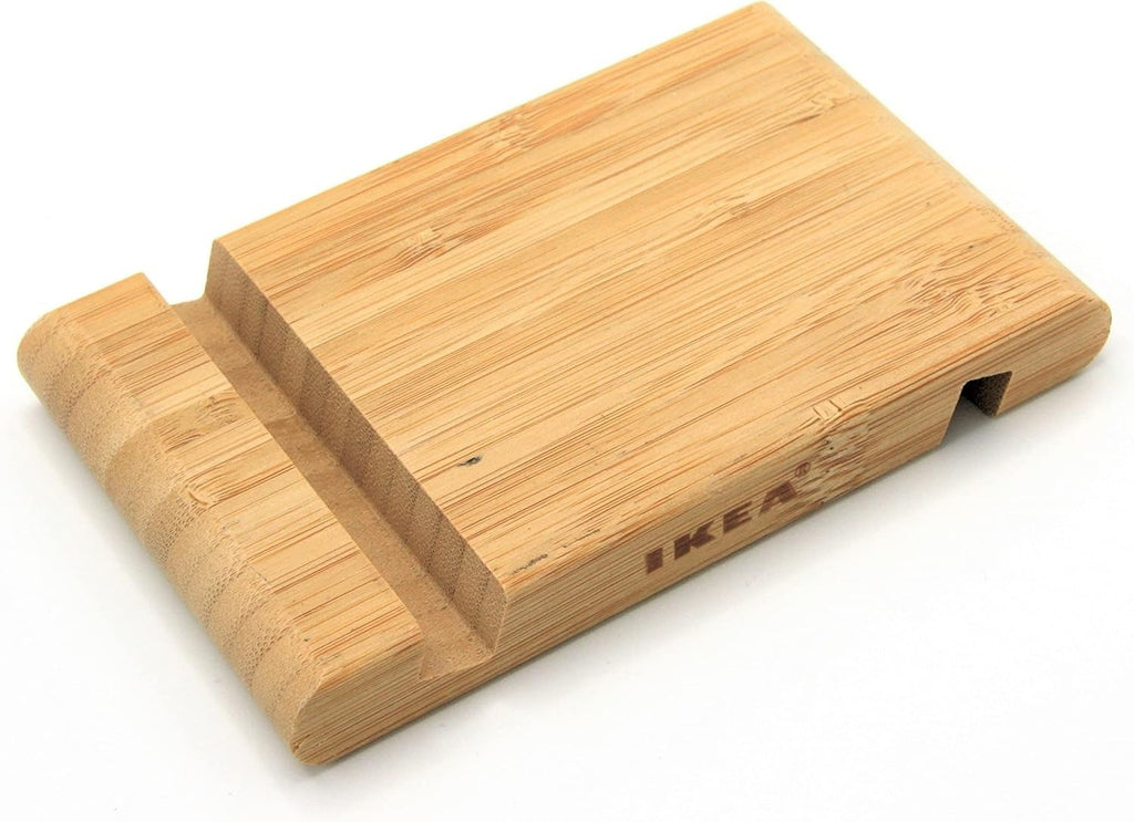 IKEA BERGENES Bamboo Mobile Phone / Tablet Holder iPhone iPad Samsung 2 Slots