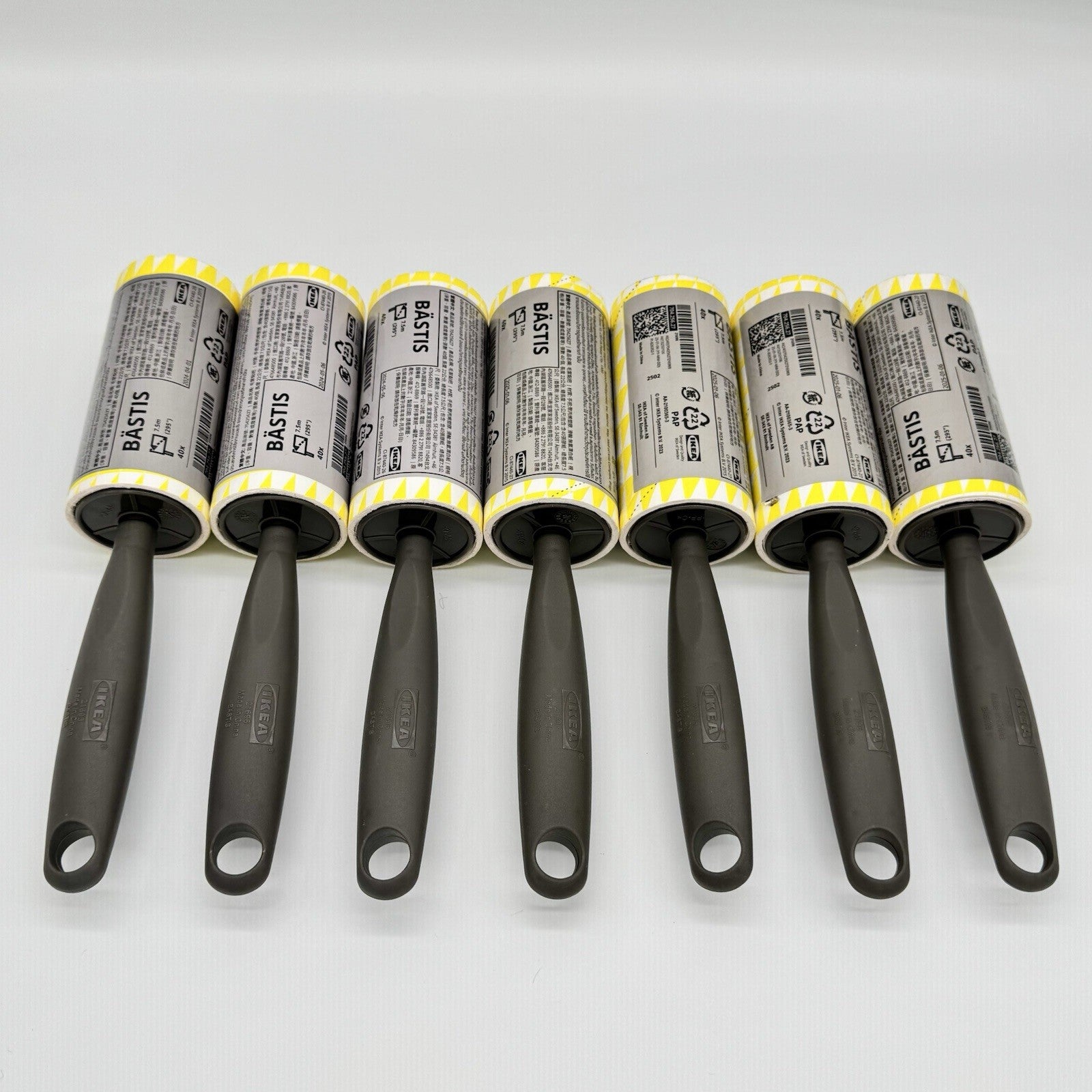 7x IKEA Bastis Lint  Roller Compatible Dust Animal Pet Hair Remover, SET OF 7