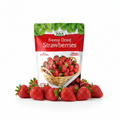 1 x DJ&A Freeze Dried Strawberries 100g, Fruit Snacks, Whole Strawberries Dry