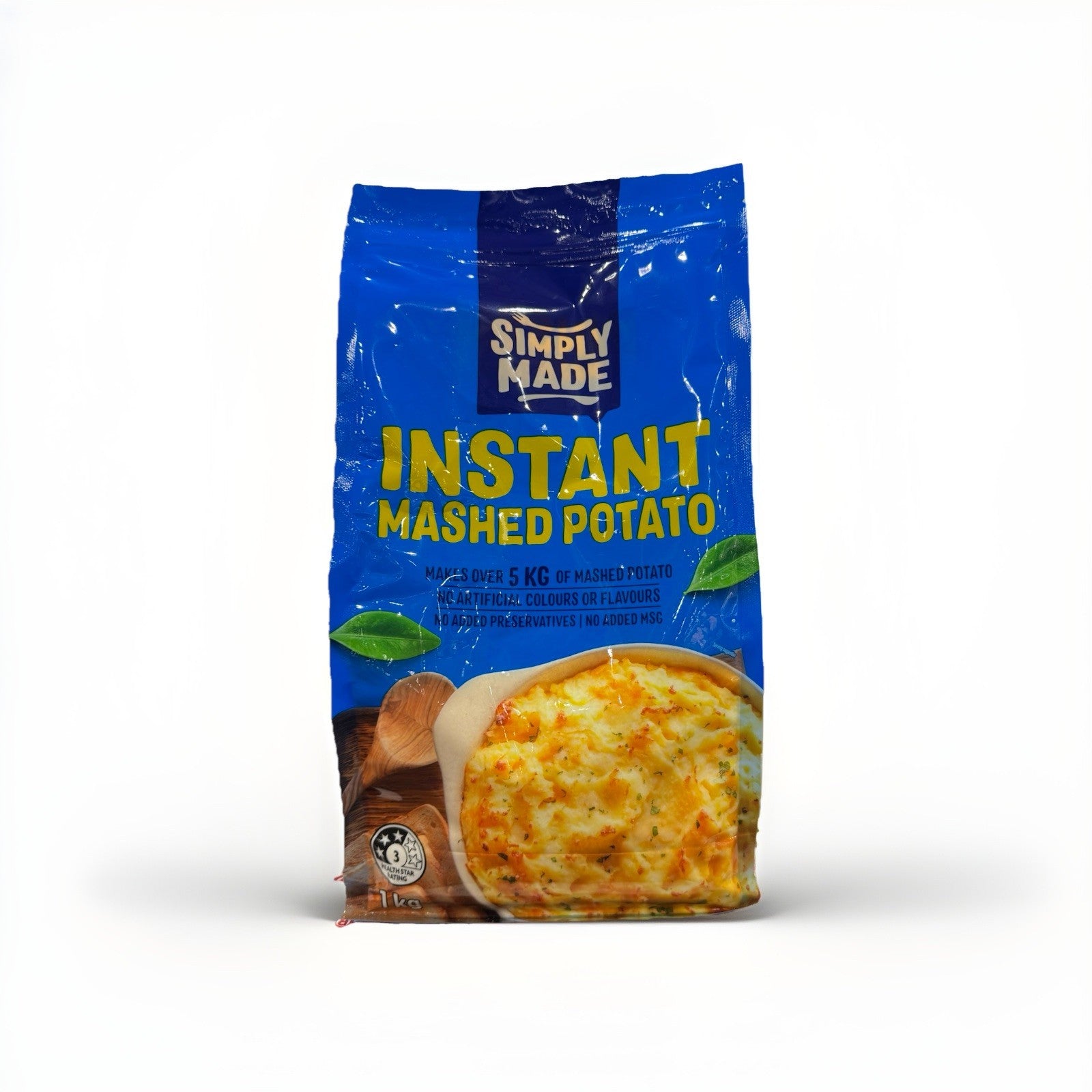 Simply Made Instant Mashed Potato 1kg,Real Potatoes,No Added MSG &Preservativves