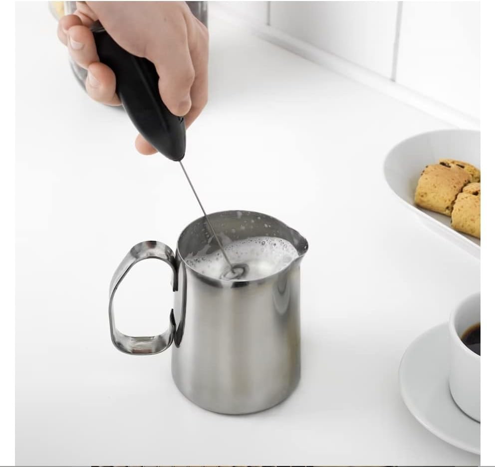 IKEA New Cordless Milk Frother Handheld Foamer Coffee PRODUKT, Pack of 2