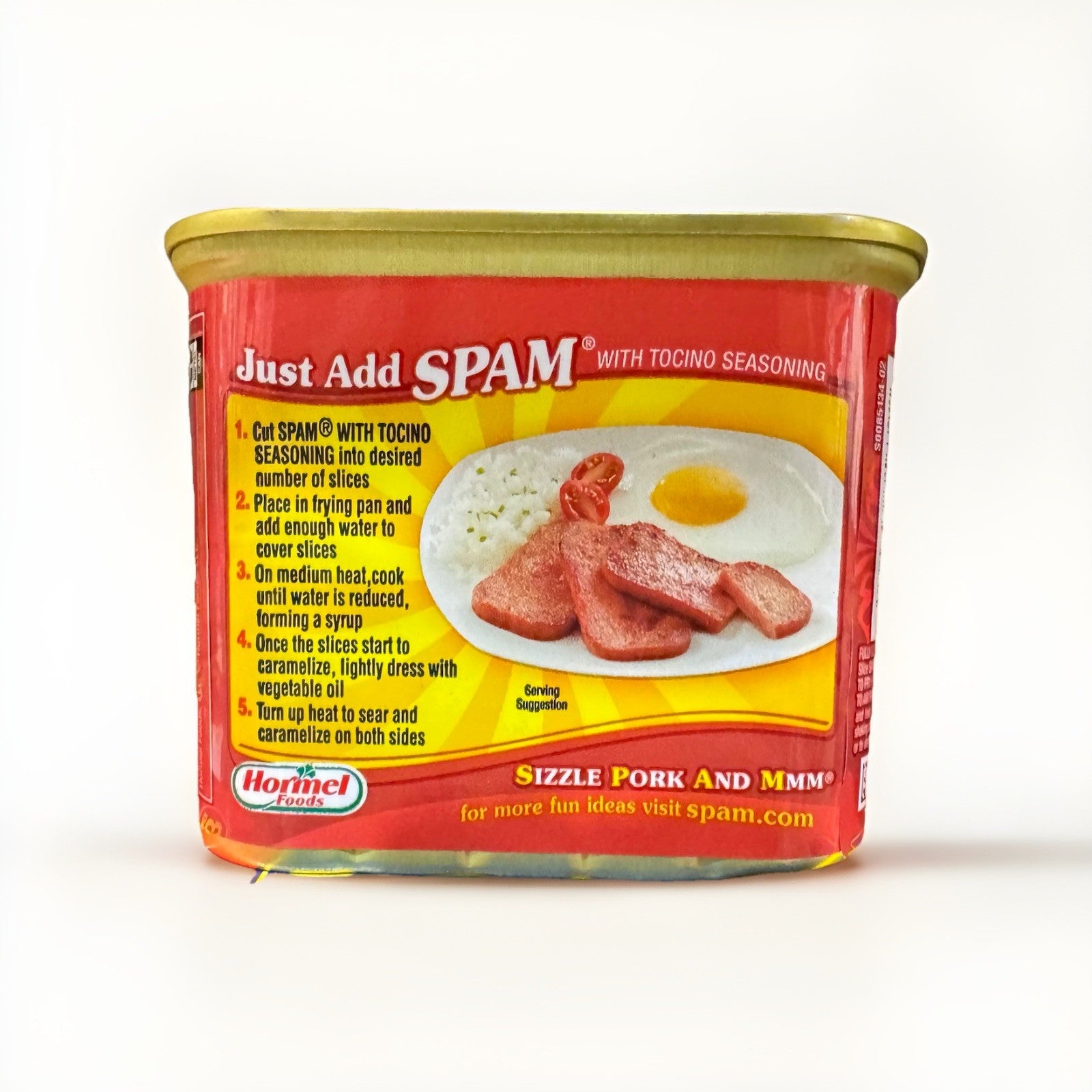 Spam with TOCINO Seasoning Pack of 3 X 340g,