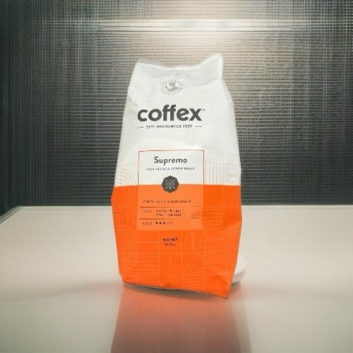 1kg x Coffex Supremo Blend 100% Arabica Whole Coffee Bean Roaster Medium Roast