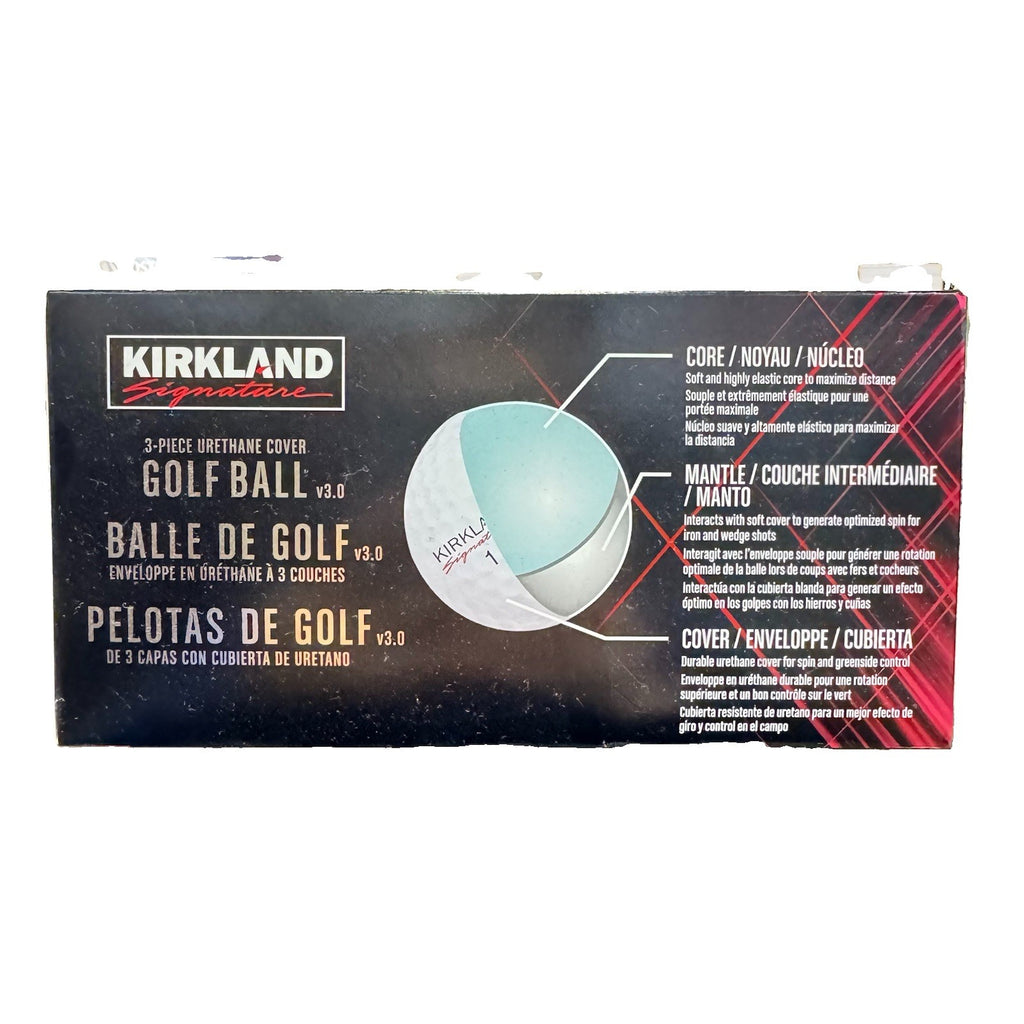 KIRKLAND SIGNATURE Performance+ v3.0 Golf Balls 3-Piece Urethane White - 24 Pack