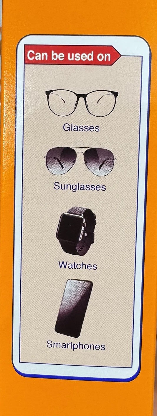 Clearwipe Lens Cleaner Quick Drying And Streaking Fee No Scratching 160 Count