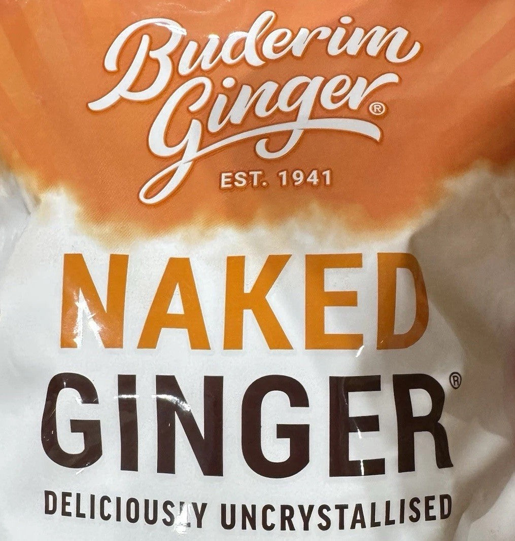 3PACK x Buderim Ginger Naked Ginger Deliciously Uncrystallised 1kg Perfect Snack