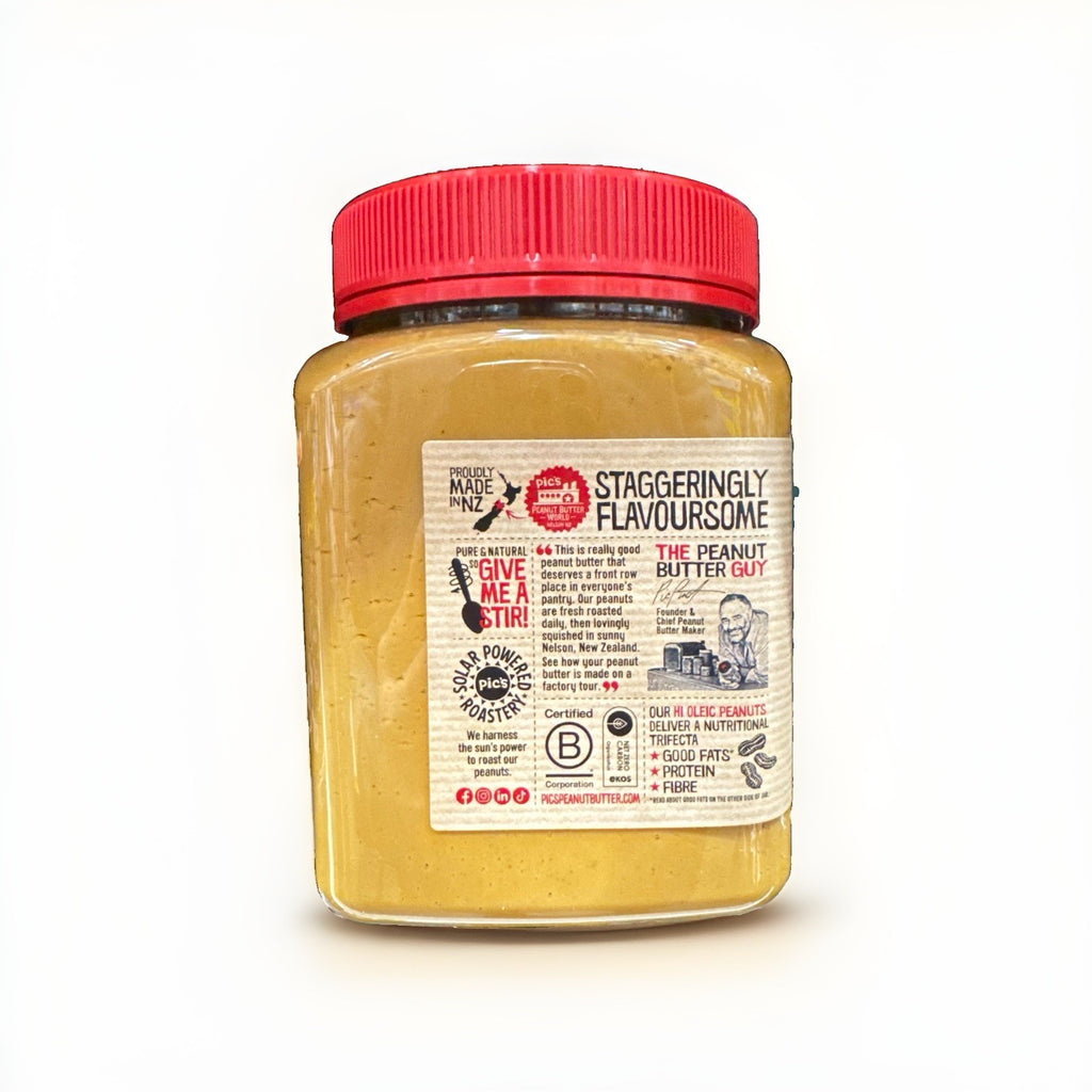 Pic's Peanut Butter Smooth 1.5kg Gluten Free Natural Spread Hi Oleic New Zealand