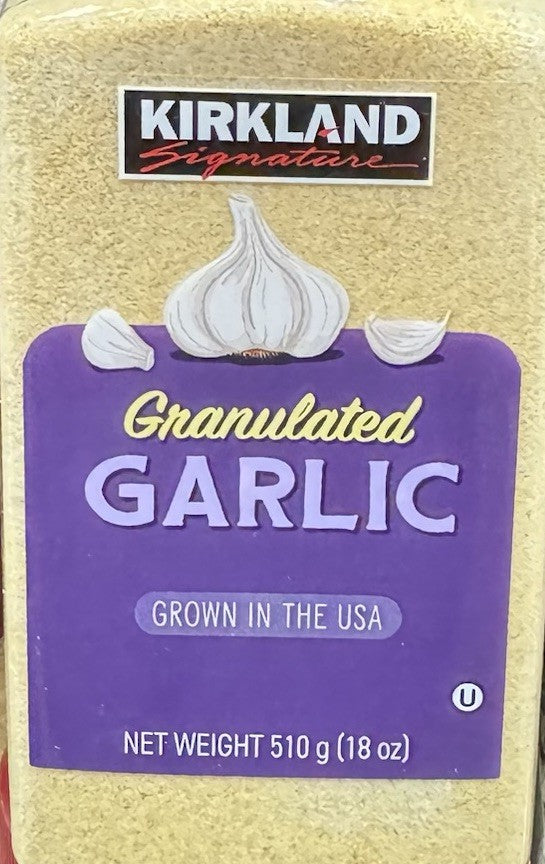 Kirkland Signature Granulated Garlic 510g Grown In The USA