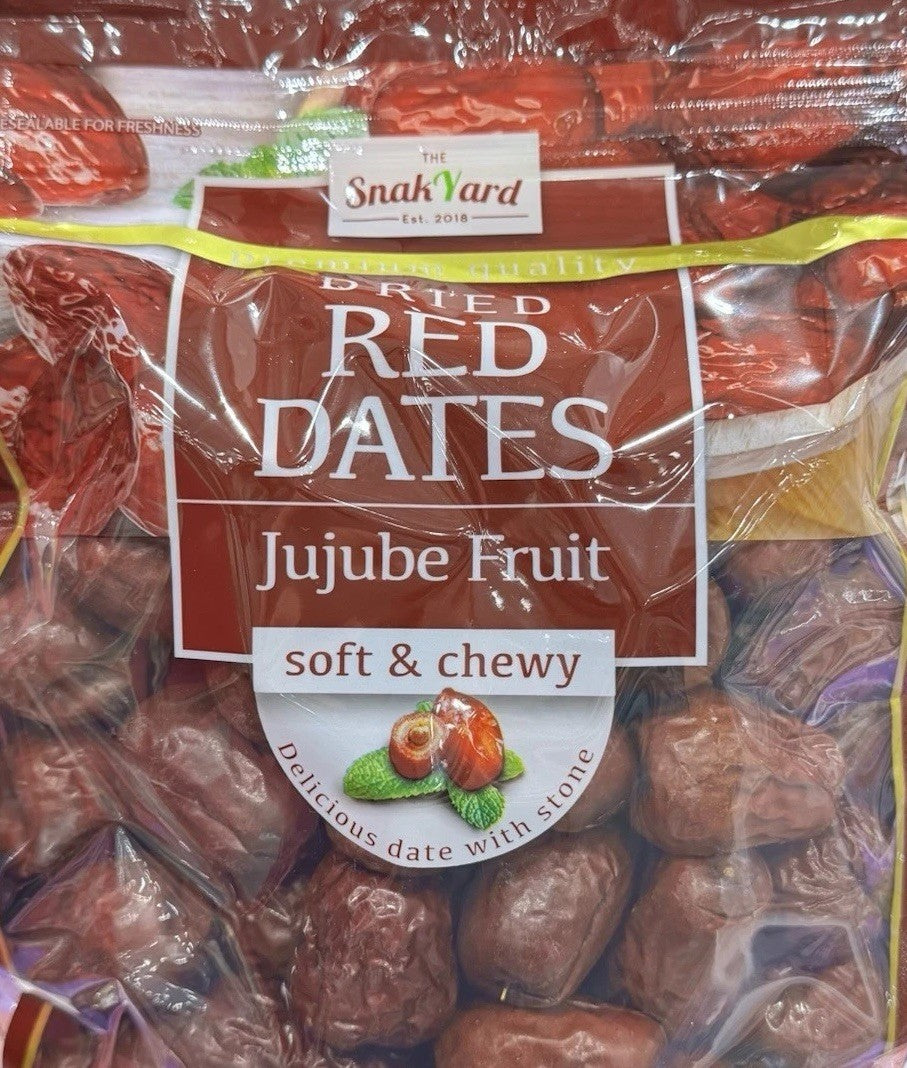 Snak Yard Dried Red Dates Jujube Fruit Premium Soft Chewy Snack 900g New
