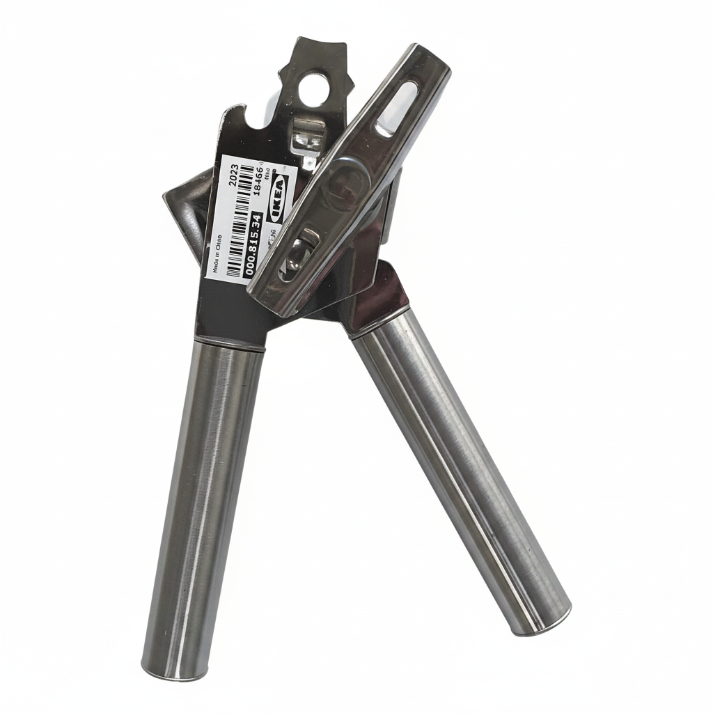 IKEA KONCIS Can Opener, Stainless Steel Nickel Plated, 000.815.34 - NEW