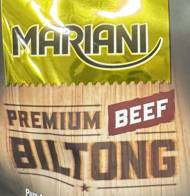 Mariani Beef Biltong Chilli 250g x2 High Protein Keto Australian Made Snack