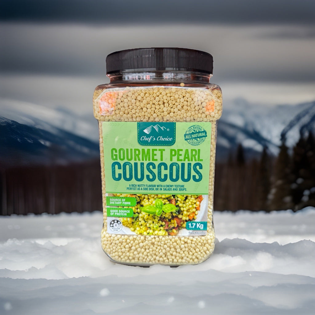 Chef's Choice Gourmet Toasted Pearl Couscous 1.7KG All Natural  Vegan NON-GMO