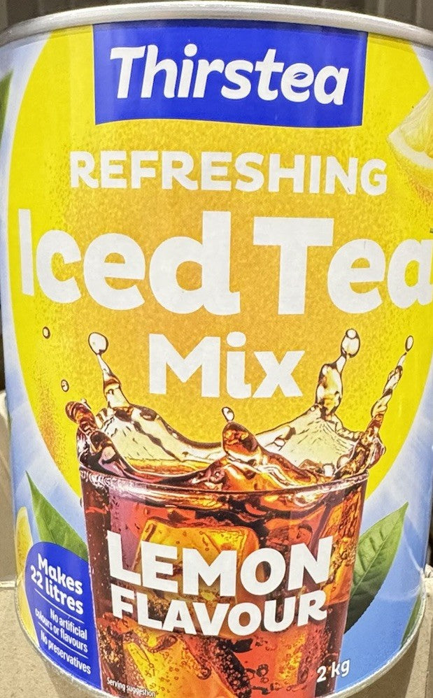 2kg Thirstea Lemon Flavour Iced Tea Mix Refreshing Instant Iced Tea Powder Drink