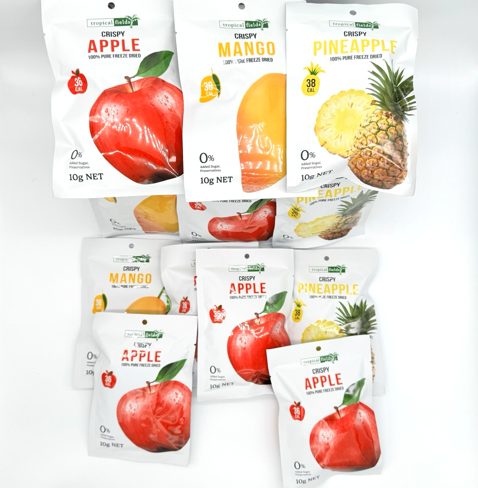 Tropical Field 100% Crispy Pure Freeze Dried Fresh Fruit Kid Lunch Snack 120g