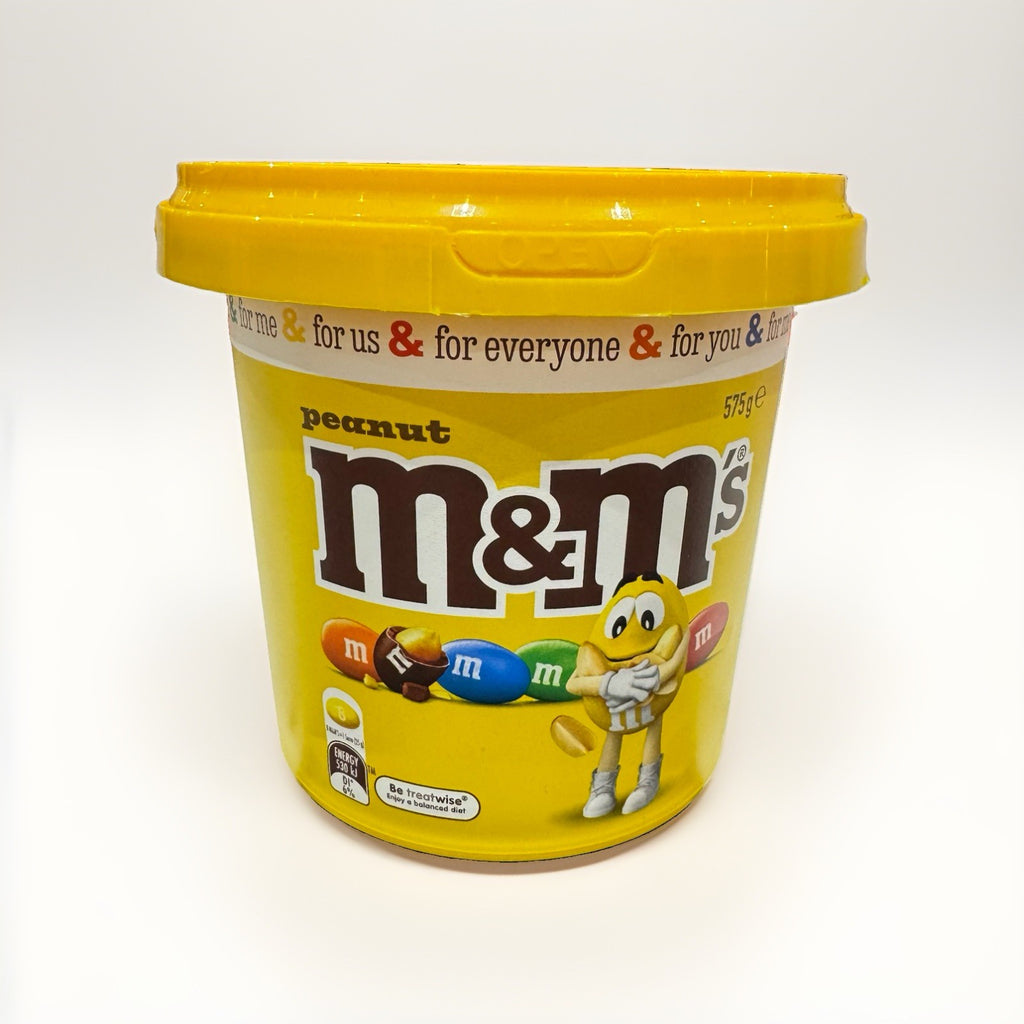 M&M's Peanut Chocolate Snack & Share Party Bucket 575g Lollies Candy Sweets