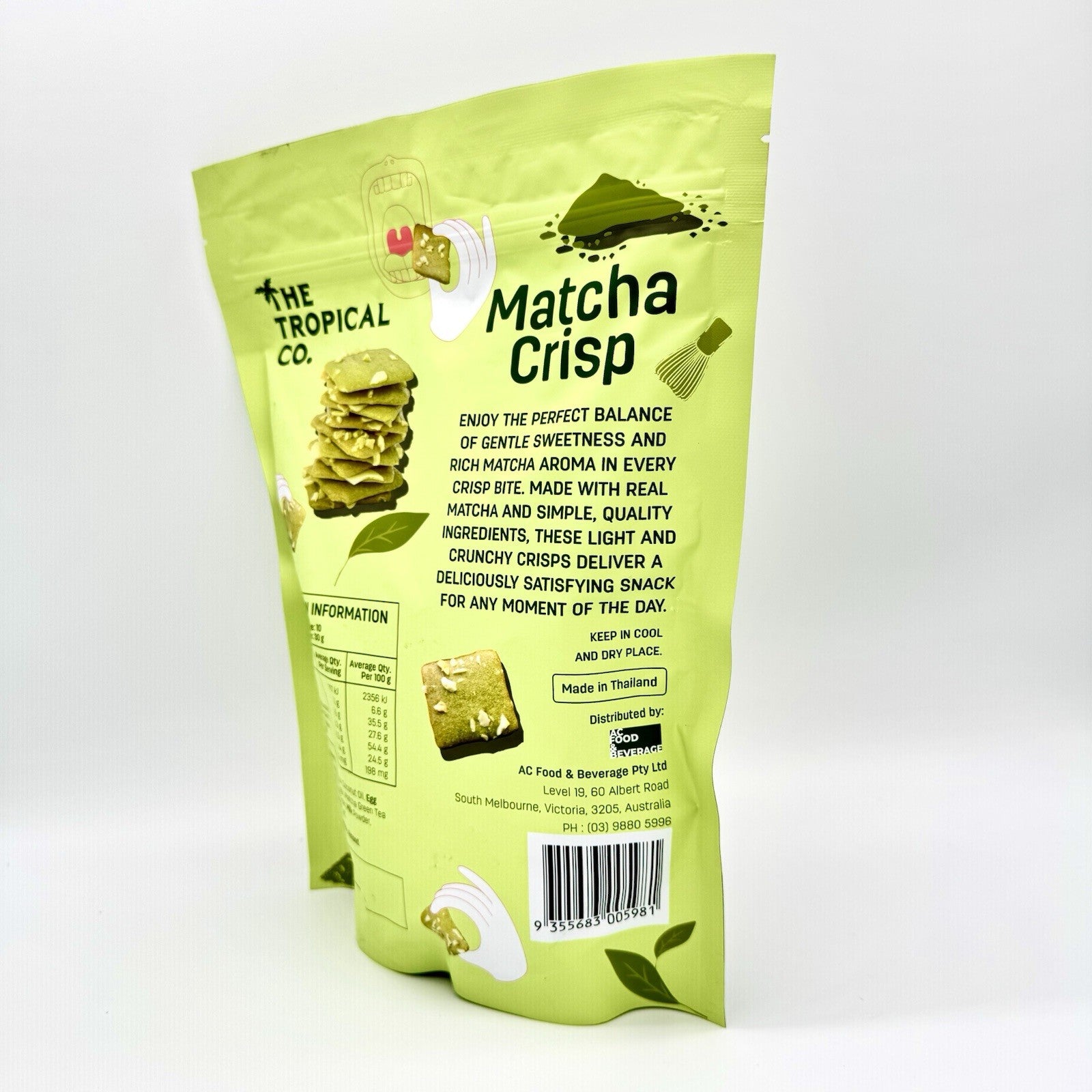 *NEW* Matcha Crisp All Natural Ingredients, Light & Crisp, Made with Real Matcha