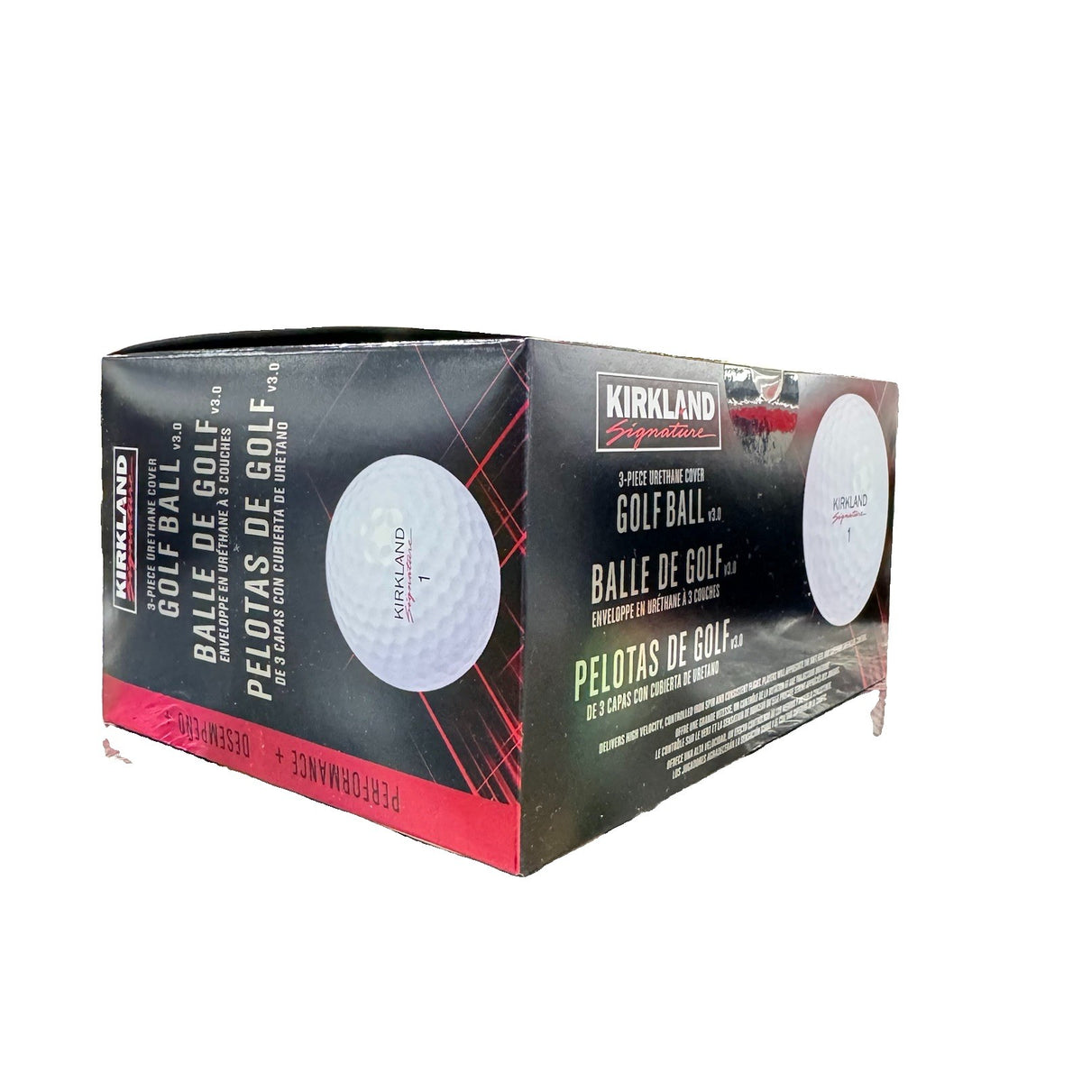 KIRKLAND SIGNATURE Performance+ v3.0 Golf Balls 3-Piece Urethane White - 24 Pack