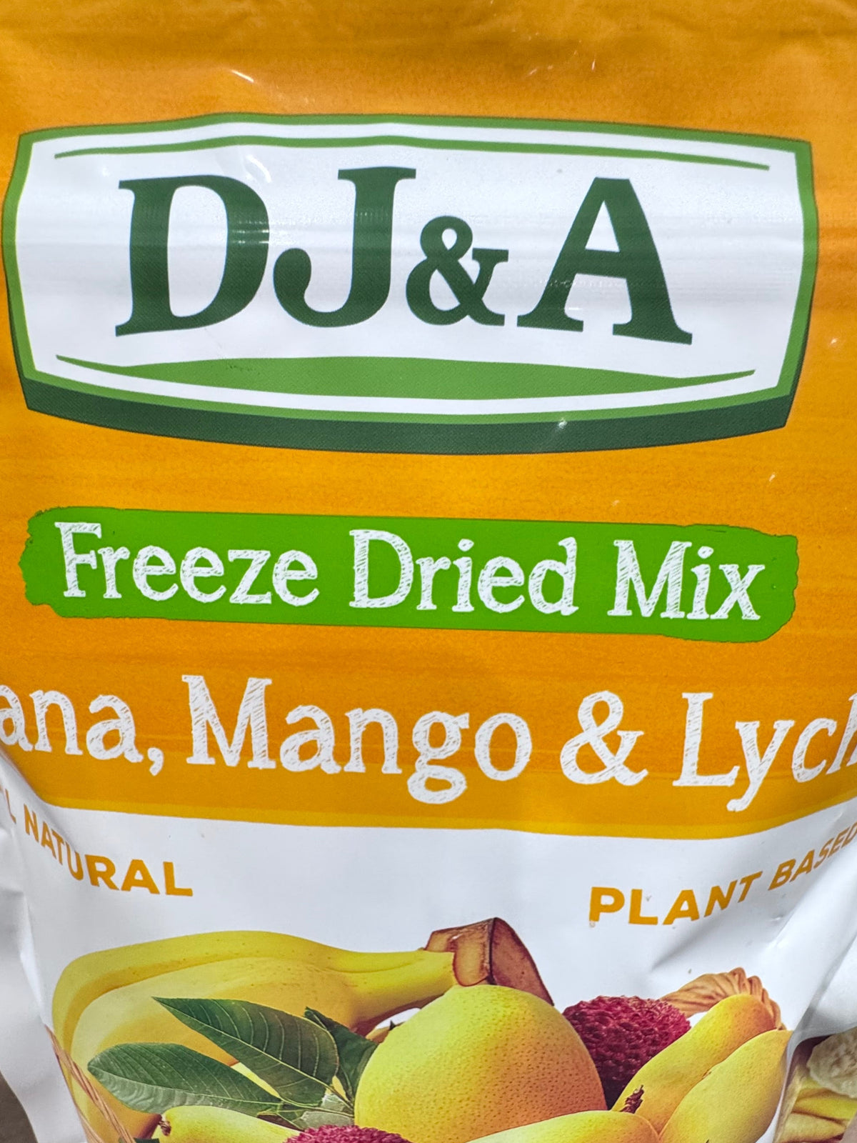 DJ&A Freeze Dried Mix Banana, Mango & Lychee 160g