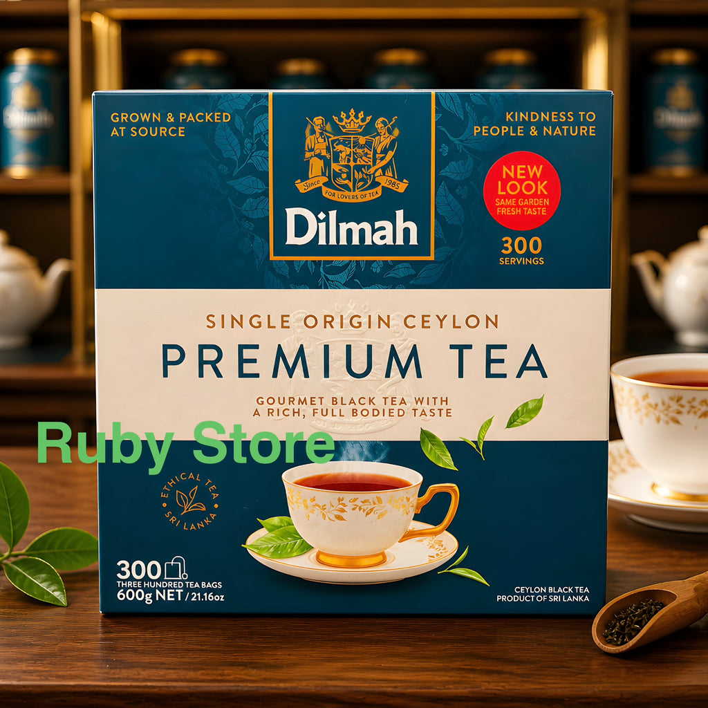 Dilmah Premium Ceylon Black Tea Bas 300PK – Single Origin Ceylon Sri Lanka