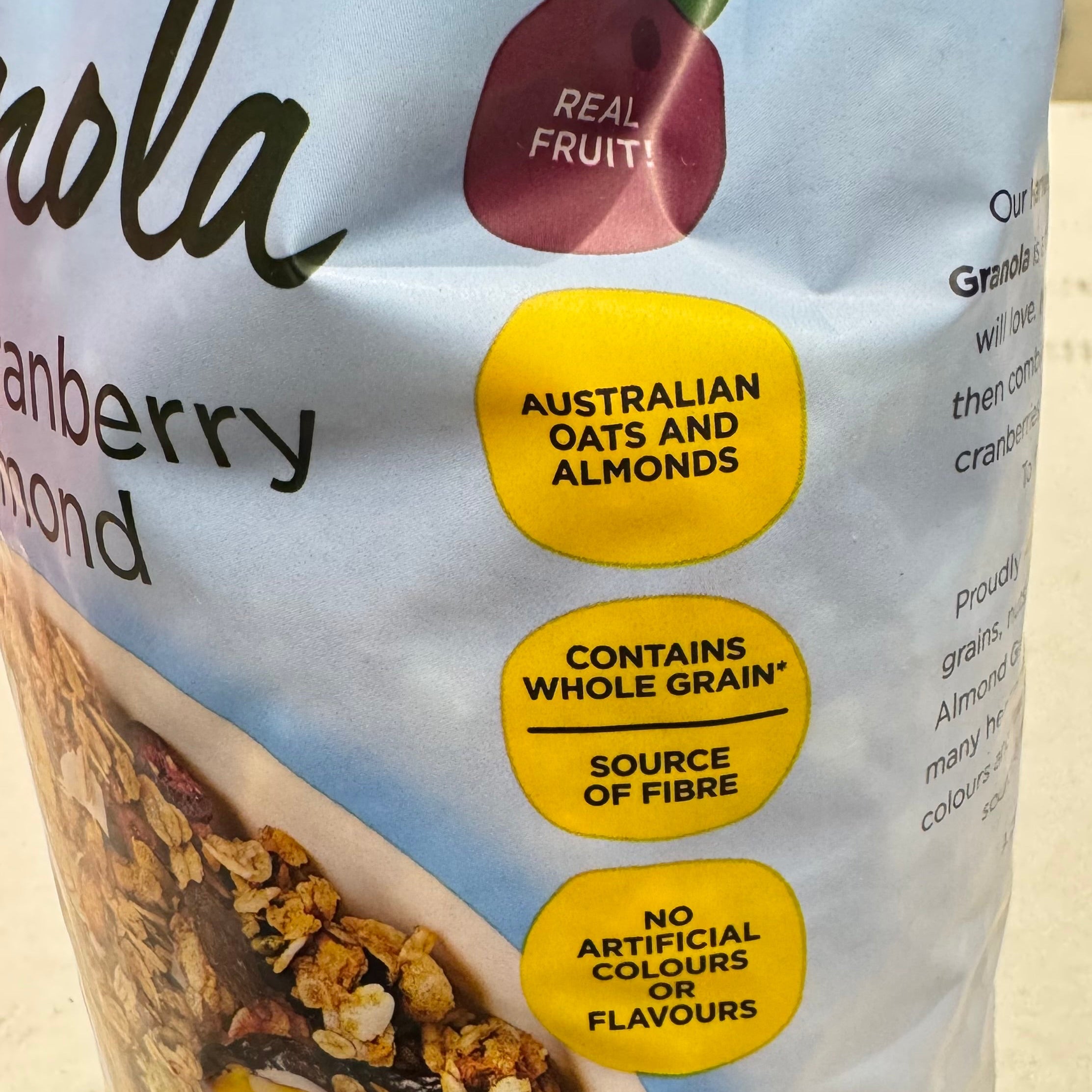 Harvest Fields Apple Almond & Cranberry Granola 1.2kg, Apple Cranberry & Almond